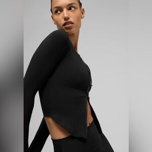 Alo yoga Ribbed Stardust Long Sleeve NWT sz M
